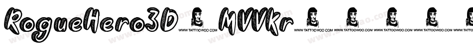 RogueHero3D-MVVKr字体转换