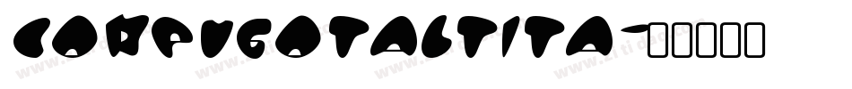 CorpuGotAltIta字体转换