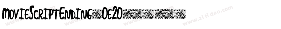 MovieScriptEnding-Oe2O字体转换