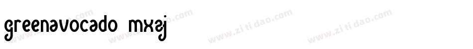 GreenAvocado-MxZJ字体转换