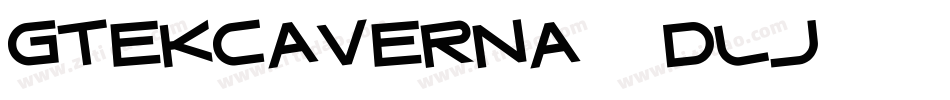 GtekCaverna-8dlJ字体转换