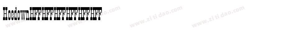 Hoedown字体转换
