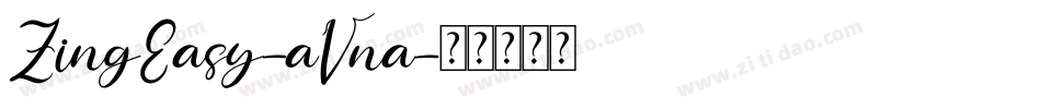 ZingEasy-aVna字体转换