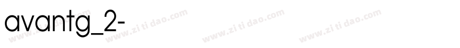 avantg_2字体转换