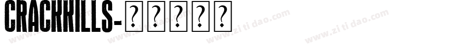 CRACKKILLS字体转换