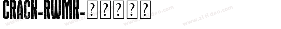 Crack-rwMK字体转换