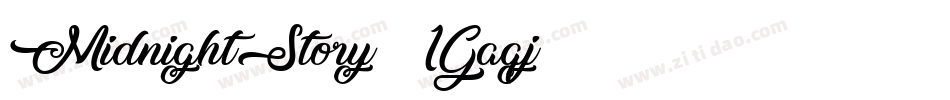 MidnightStory-1Gaqj字体转换