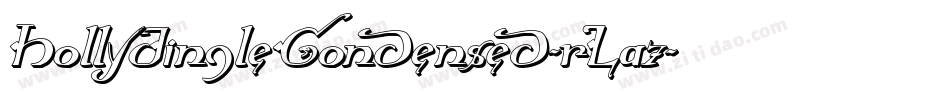 HollyJingleCondensed-rLa7字体转换