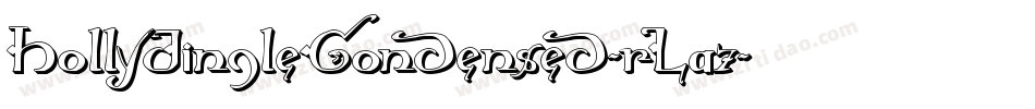 HollyJingleCondensed-rLa7字体转换
