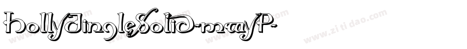 HollyJingleSolid-mwyP字体转换