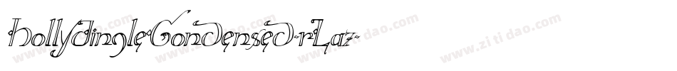 HollyJingleCondensed-rLa7字体转换