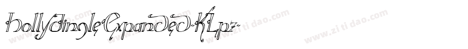 HollyJingleExpanded-KLp7字体转换 HollyJingleExpanded-KLp7字体转换