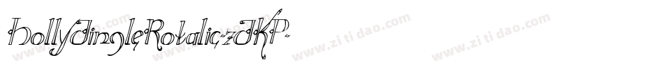 HollyJingleRotalic-7JKP字体转换