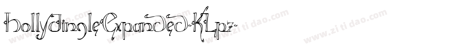 HollyJingleExpanded-KLp7字体转换 HollyJingleExpanded-KLp7字体转换