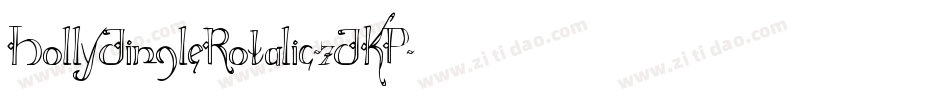 HollyJingleRotalic-7JKP字体转换