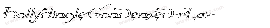HollyJingleCondensed-rLa7字体转换