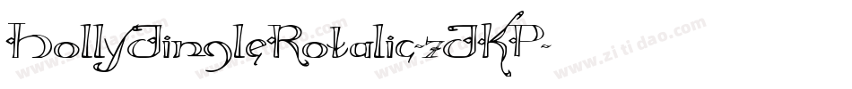 HollyJingleRotalic-7JKP字体转换