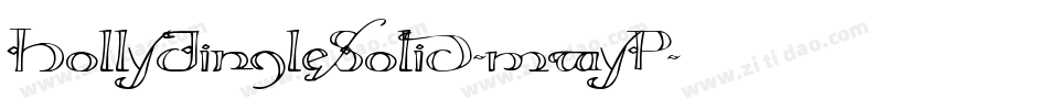 HollyJingleSolid-mwyP字体转换