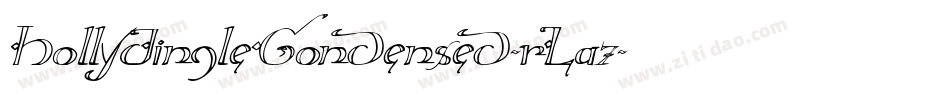HollyJingleCondensed-rLa7字体转换