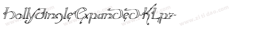 HollyJingleExpanded-KLp7字体转换 HollyJingleExpanded-KLp7字体转换