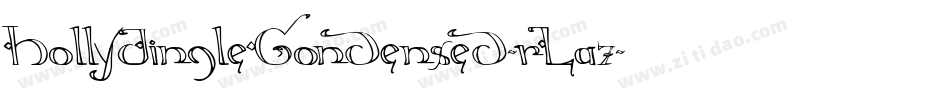 HollyJingleCondensed-rLa7字体转换