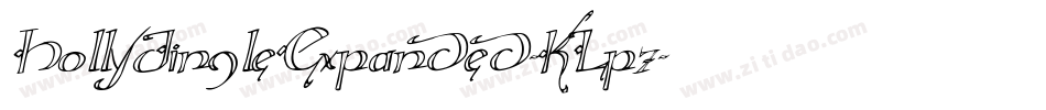 HollyJingleExpanded-KLp7字体转换 HollyJingleExpanded-KLp7字体转换
