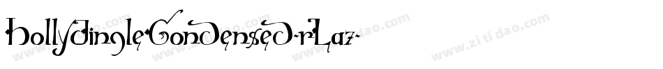 HollyJingleCondensed-rLa7字体转换