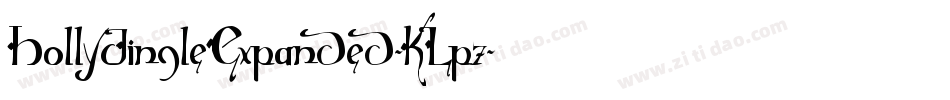 HollyJingleExpanded-KLp7字体转换 HollyJingleExpanded-KLp7字体转换