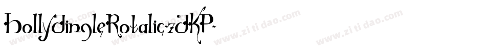HollyJingleRotalic-7JKP字体转换