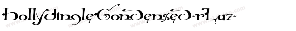 HollyJingleCondensed-rLa7字体转换