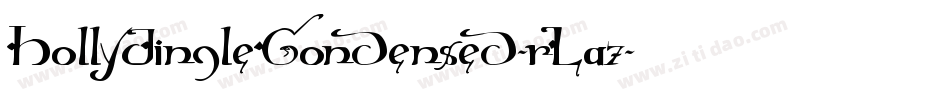 HollyJingleCondensed-rLa7字体转换