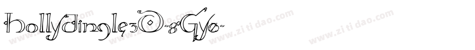 HollyJingle3D-8Gy0字体转换