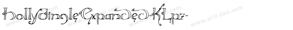 HollyJingleExpanded-KLp7字体转换 HollyJingleExpanded-KLp7字体转换