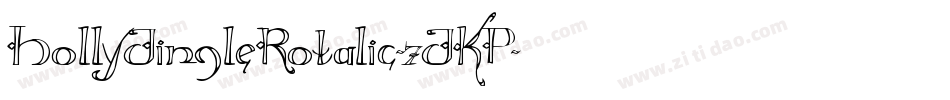 HollyJingleRotalic-7JKP字体转换