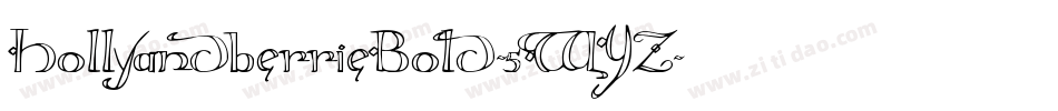 HollyandberrieBold-5WYZ字体转换