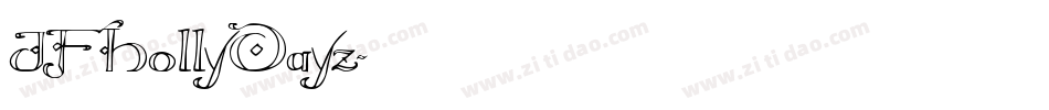 JFHollyDayz字体转换