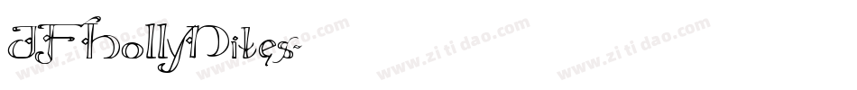 JFHollyNites字体转换