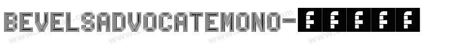 bevelsadvocatemono字体转换
