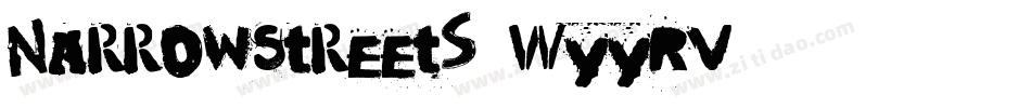 NarrowStreets-WyyRV字体转换