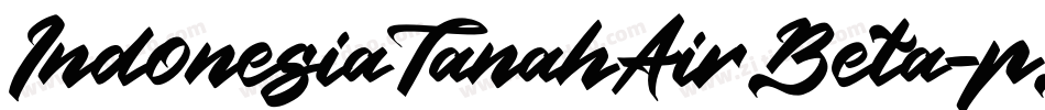 IndonesiaTanahAirBeta-pByr字体转换