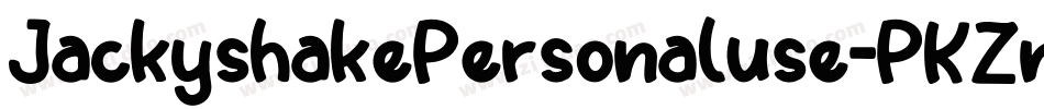 JackyshakePersonaluse-PKZng字体转换