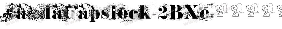 JandaCapslock-2BXe字体转换 JandaCapslock-2BXe字体转换