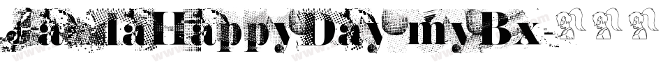 JandaHappyDay-myBx字体转换