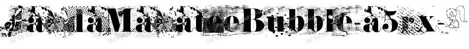 JandaManateeBubble-a5rx字体转换
