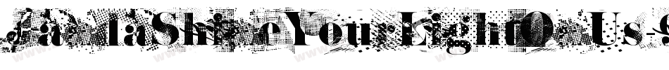 JandaShineYourLightOnUs-9v57字体转换