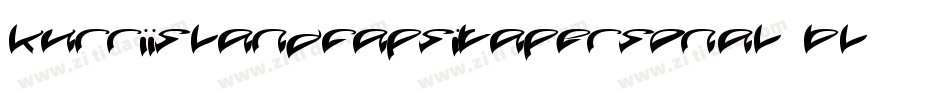 KurriIslandCapsItaPERSONAL-Bl字体转换