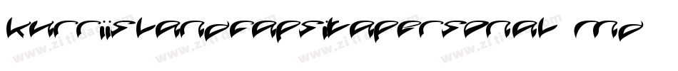 KurriIslandCapsItaPERSONAL-Md字体转换