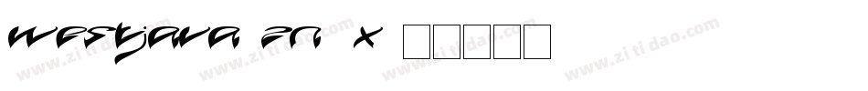 WestJava-Zn2x字体转换