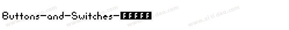 Buttons-and-Switches字体转换