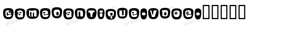 Cameoantique-vdOE字体转换
